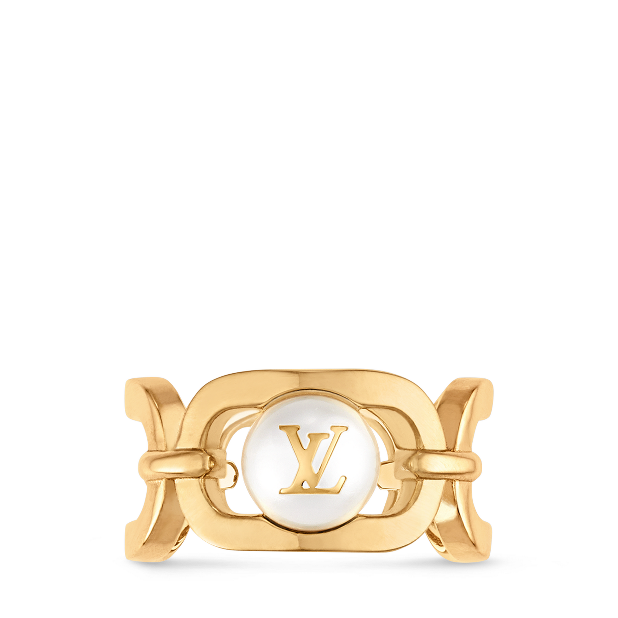 ルイヴィトン 指輪 リング リング・マイ LV チェーン パール M1217S My LV Chain Pearls Ring S00 - Women - Fashion Jewelry | LOUIS